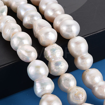 Natural Keshi Pearl Beads Strands PEAR-S020-O01-1