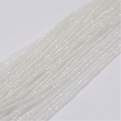 Natural White Moonstone Beads Strands G-E352-01-1