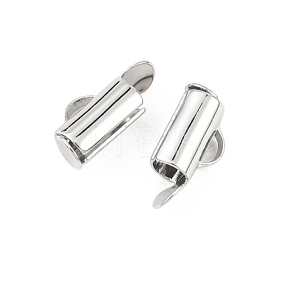 SHEGRACE Brass Slide On End Clasp Tubes XGRQ1R195-356P-1