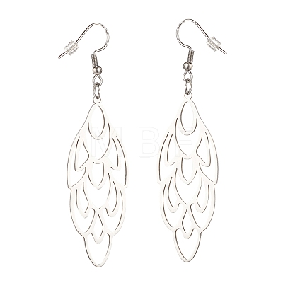 304 Stainless Steel Geometry Dangle Earrings for Women EJEW-JE05004-01-1