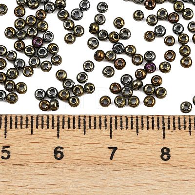 12/0 Grade A Round Glass Seed Beads SEED-Q008-F602-1