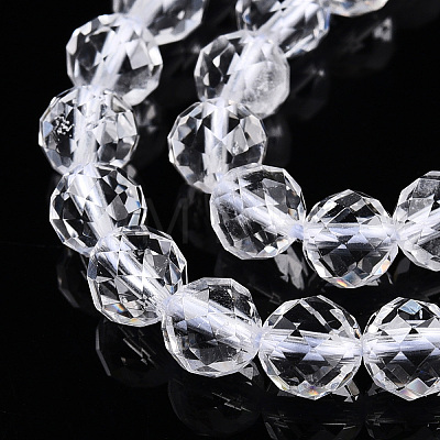 Natural Quartz Crystal Beads Strands G-S345-6mm-35-1