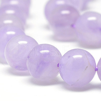 Natural Amethyst Beads Strands G-S264-12-8mm-1