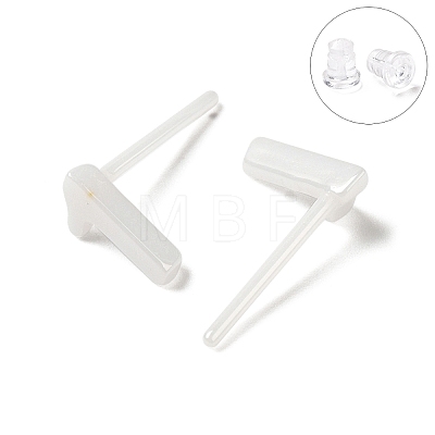 Hypoallergenic Bioceramics Zirconia Ceramic Stud Earrings EJEW-C065-03B-1