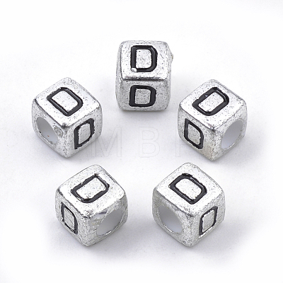 Plated Acrylic Beads X1-PB43C9308-D-1