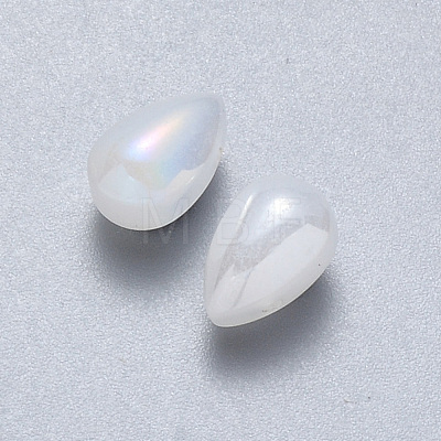 Transparent Spray Painted Glass Charms X-GLAA-R211-03-D06-1