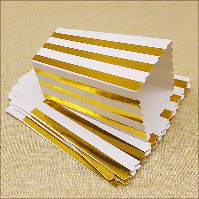 Stripe Pattern Paper Popcorn Boxes X-CON-L019-A-01A-1