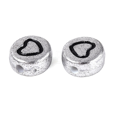 Plating Opaque Acrylic Beads AC-N167-05AS-1