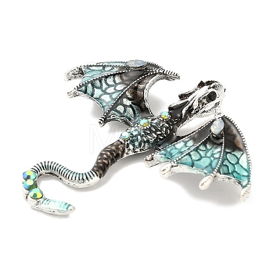 Alloy Rhinestone Big Pendants X-FIND-I060-01AS-04-1