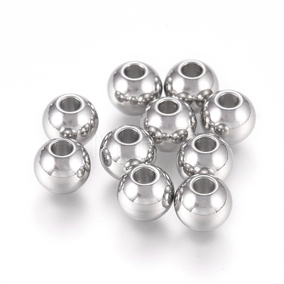 316 Surgical Stainless Steel Beads X-STAS-I144-01C-1