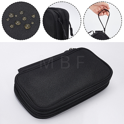 Polyester Double-Layer Electronic Organizer Bag AJEW-WH0470-11B-1