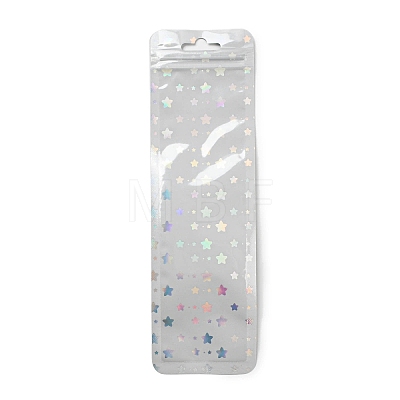 Rectangle Laser Plastic Yin-yang Zip Lock Gift Bags OPP-E004-01C-A02-1