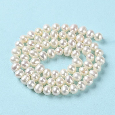 Natural Cultured Freshwater Pearl Beads Strands PEAR-E018-39-1