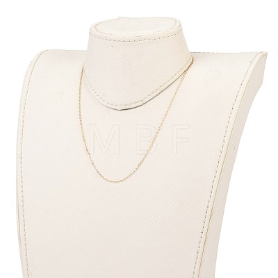 Brass Cable Chain Necklace NJEW-JN03110-02-1