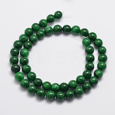 Natural Malaysia Jade Beads Strands G-A146-8mm-B04-1