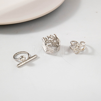 3Pcs Alloy Finger Rings Sets WG7802C-32-1