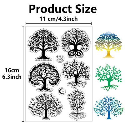 Custom PVC Plastic Clear Stamps DIY-WH0439-0443-1