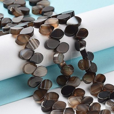 Natural Agate Beads Strands G-G021-04A-01-1
