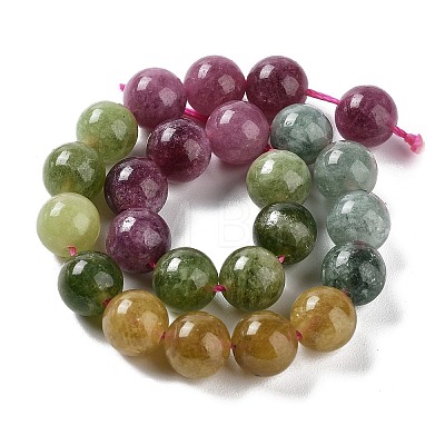 Dyed Natural Malaysia Jade Beads Strands G-G021-01B-07-1