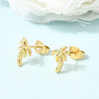 304 Stainless Steel Stud Earrings for Women SA-CBA7062-25G-1