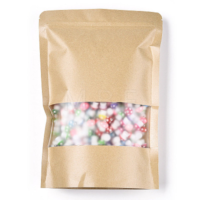 Resealable Kraft Paper Bags OPP-S004-01D-1
