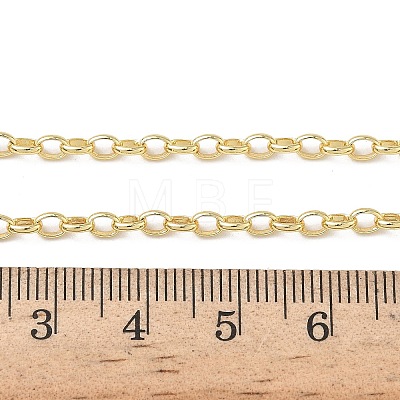 3MM Brass Cable Chain Necklaces for Women NJEW-K271-10G-1