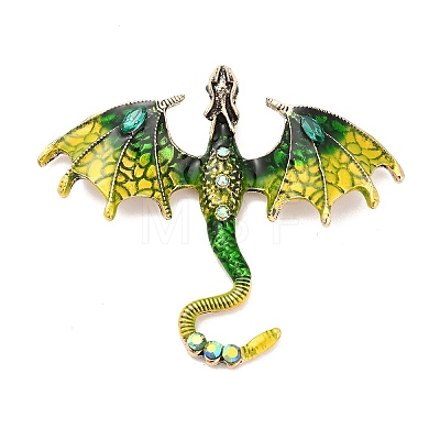 Alloy Rhinestone Big Pendants X-FIND-I060-01AG-03-1