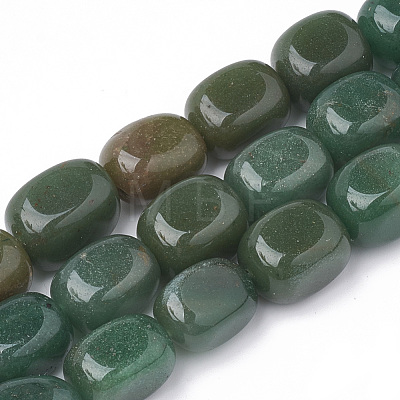 Natural Green Aventurine Beads Strands G-S299-77-1