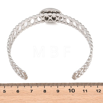 304 Stainless Steel Cuff Bangle Making STAS-F366-11B-P-1
