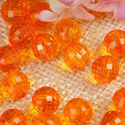 Transparent Acrylic Beads TACR-NH0001-G-07-1