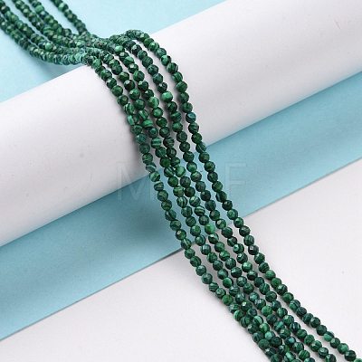 Synthetic Malachite Beads Strands G-H273-01A-1
