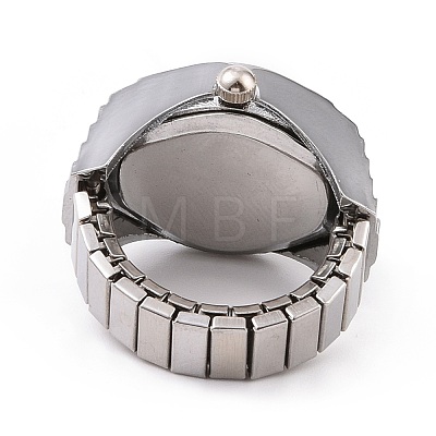 201 Stainless Steel Stretch Watchband Finger Ring Watches WACH-G018-03P-03-1