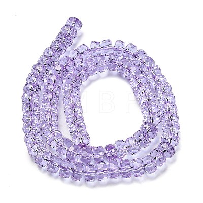 Transparent Glass Beads Strands EGLA-K071-05A-1