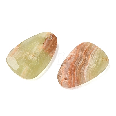 Natural Green Banded Calcite(Afghan Jade) Pendants GG-CBA6BAC-H08-1