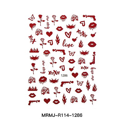 Nail Art Stickers Decals MRMJ-R114-1286-1