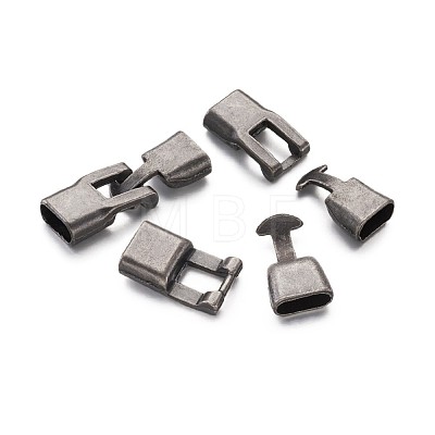 Alloy Snap Lock Clasps PALLOY-TAC0009-24AS-1