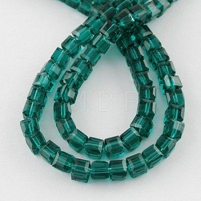 Glass Bead Strands X-GLAA-R041-4x4mm-15-1