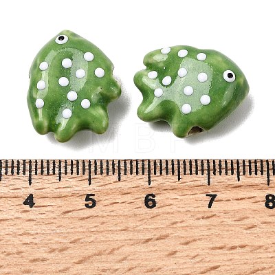 Handmade Porcelain Beads PORC-K010-06C-1