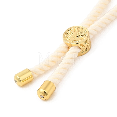 Twisted Nylon Cord Silder Bracelets DIY-B066-03G-20-1