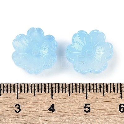 Transparent Spray Paint Glass Beads X1-GLAA-H035-04J-1