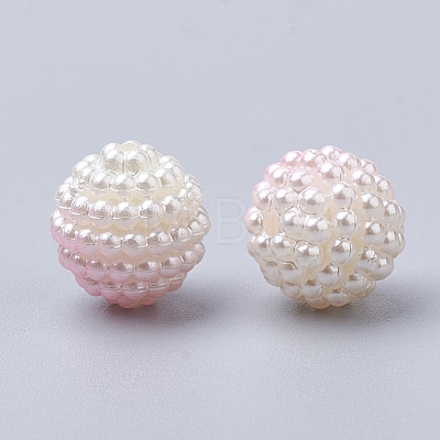 Imitation Pearl Acrylic Beads OACR-T004-12mm-16-1