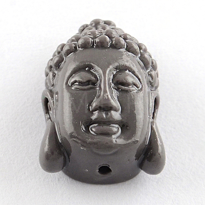 Dyed Buddha Head Synthetical Coral Beads X-CORA-R011-15-1