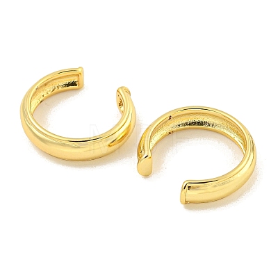 Brass Cuff Earrings EJEW-C104-139G-1