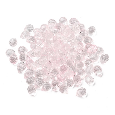 Electroplate Transparent Glass Beads GLAA-A045-05I-1