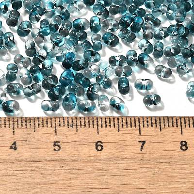 Transparent Baking Paint Glass Seed Beads SEED-A033-06A-07-1