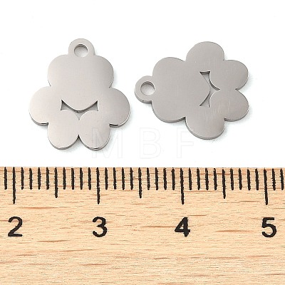 304 Stainless Steel Charms STAS-J042-20P-1