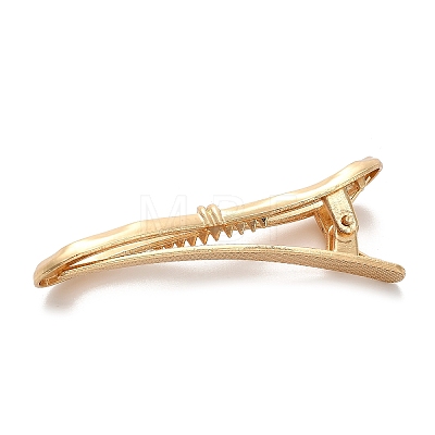 Alloy Alligator Hair Clips AJEW-A061-01D-G-1