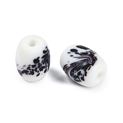 Opaque Handmade Lampwork Beads BLOW-D006-02G-1