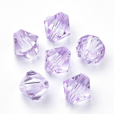 Transparent Acrylic Beads X1-TACR-S146-4mm-18-1