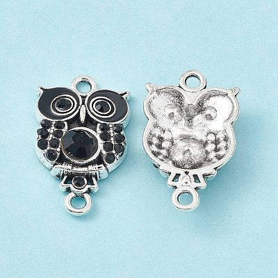 Alloy Rhinestone Connector Charms FIND-C019-10AS-04-1